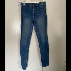american eagle high rise jeggings / 12 long / $10